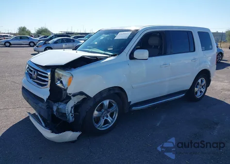 2013 Honda Pilot Ex-L from USA, damaged, VIN 5FNYF3H53DB025193